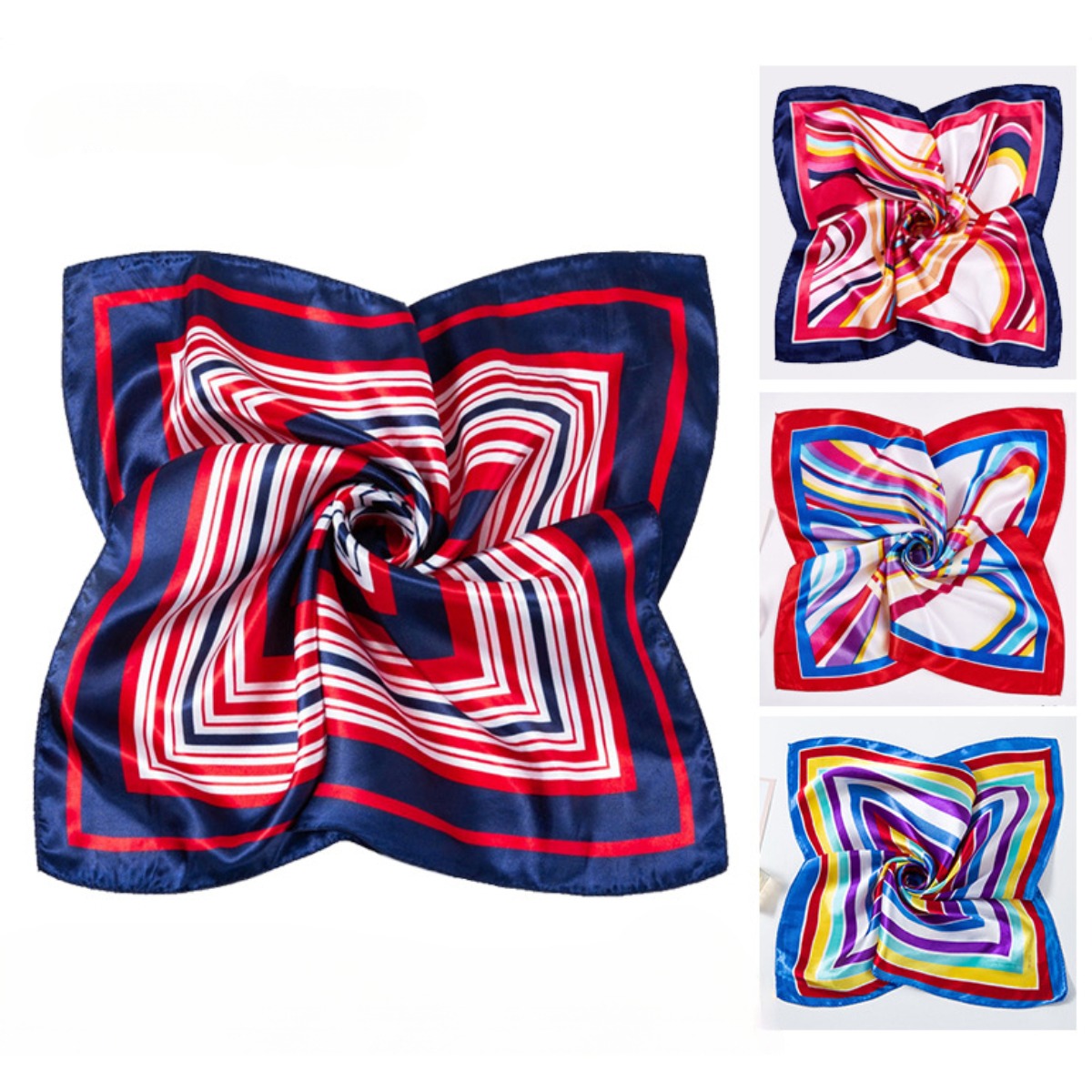 Scarf Silk Square - 50*50cm kare ipek eşarplar eşarp kadın