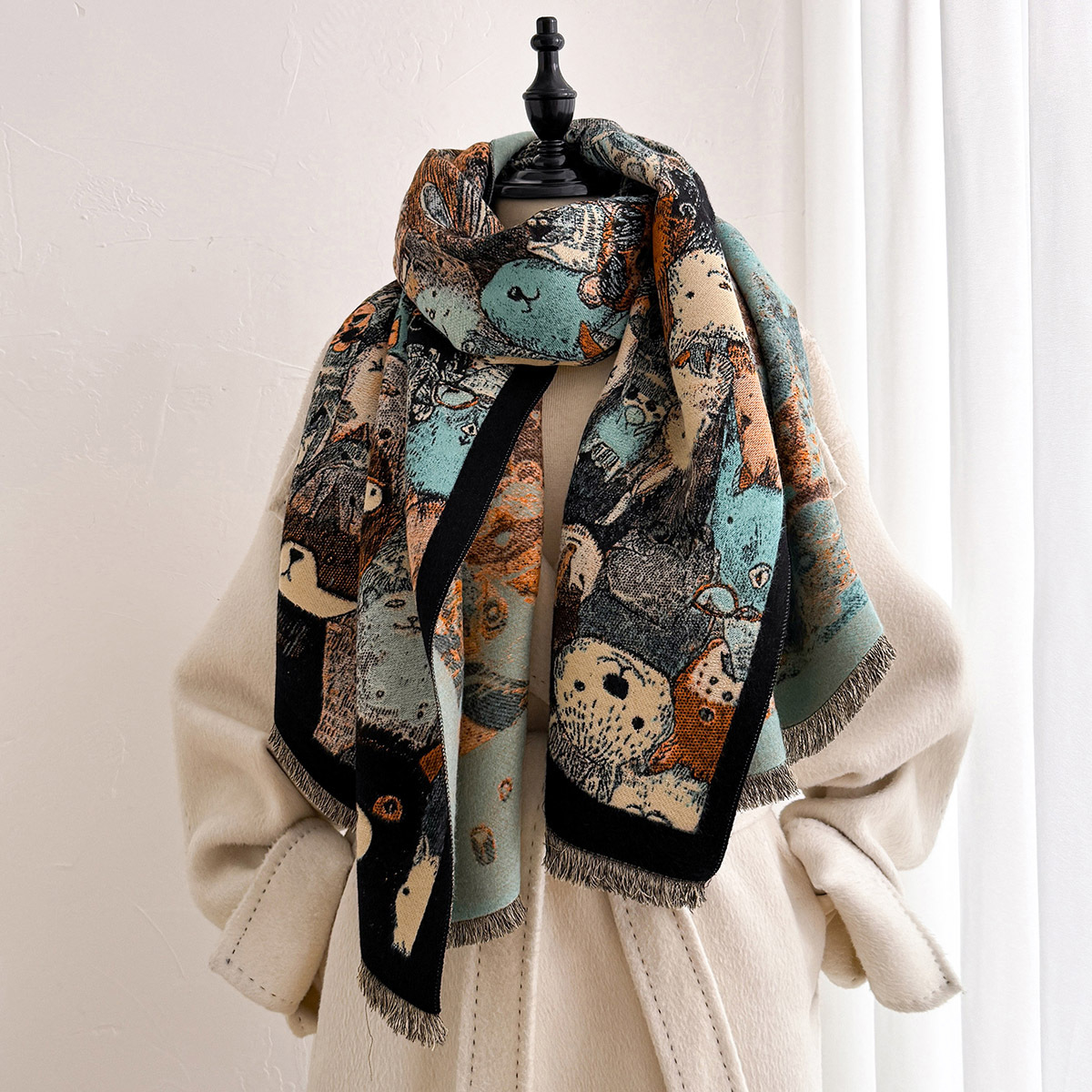 Kadınlar için İmitasyon Kaşmir - Pashmina Wrap Large incelemesi ve fiyatı