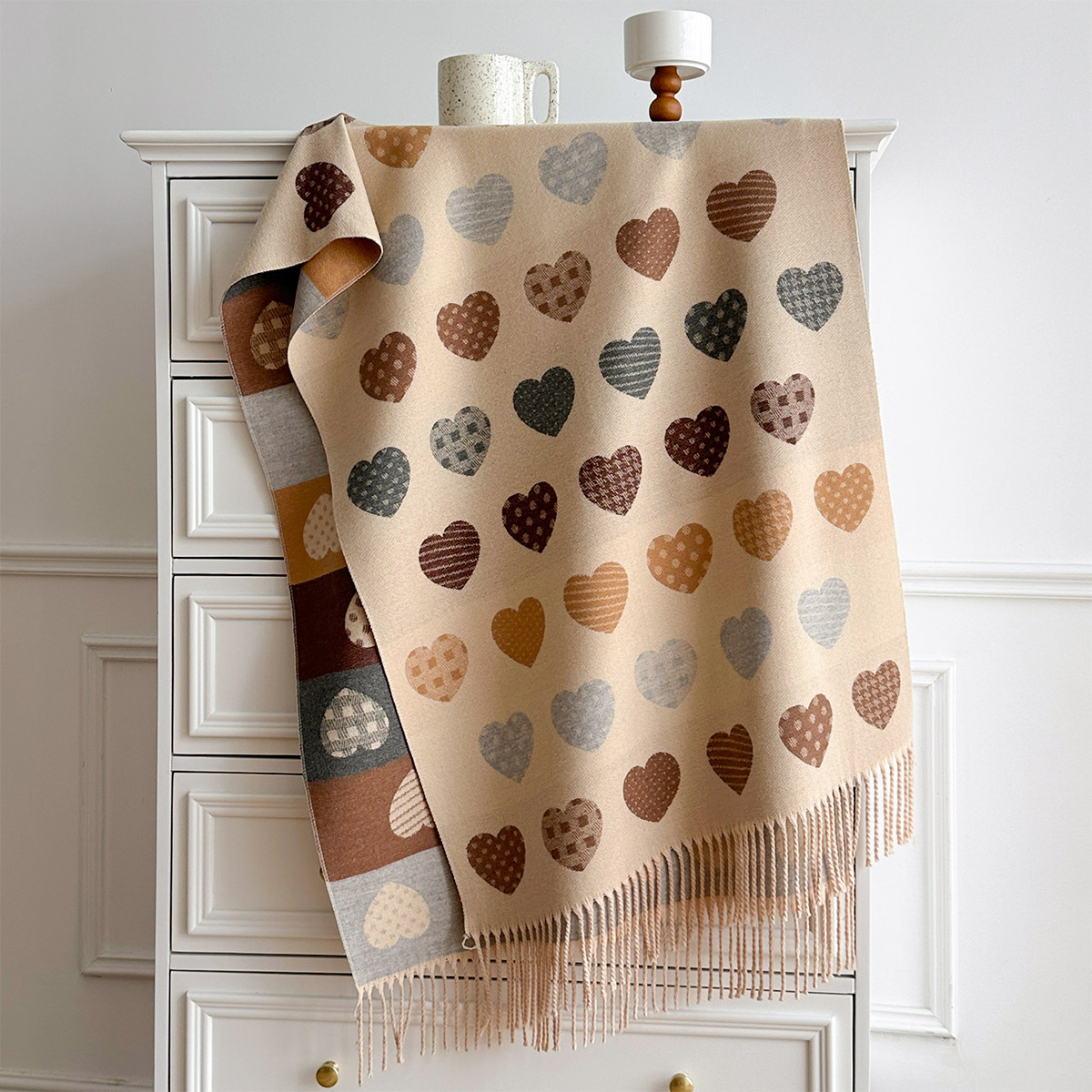 Kadınlar için İmitasyon Kaşmir - Pashmina Wrap Large incelemesi ve fiyatı