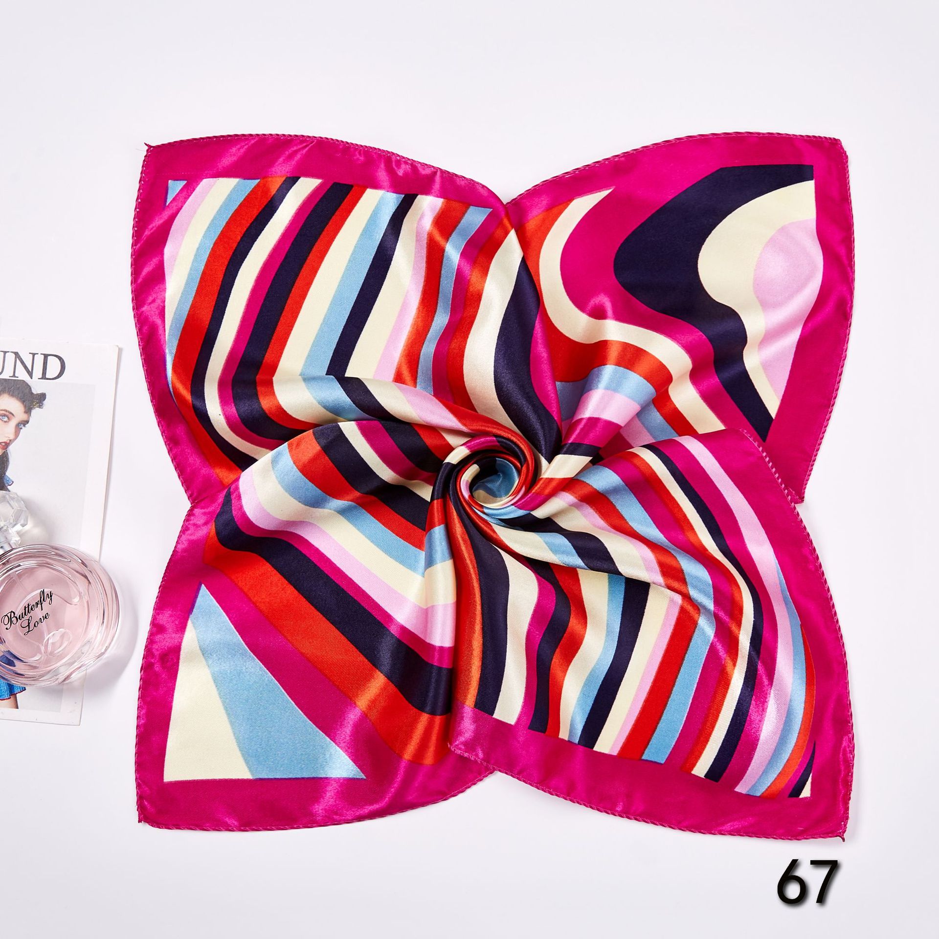 50*50cm kare ipek eşarplar eşa - Scarf Silk Square incelemesi ve fiyatı