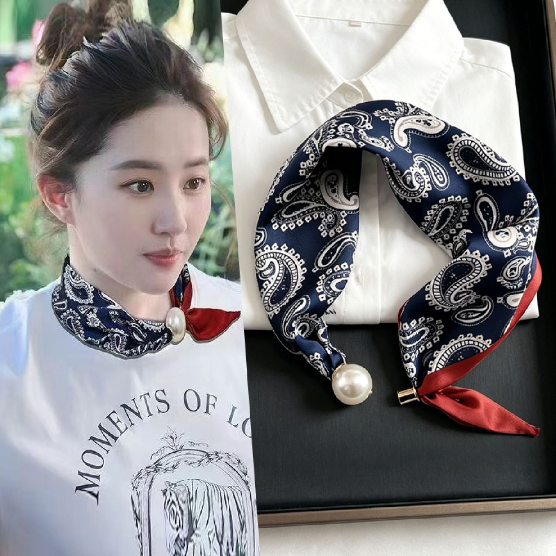 Yeni Paisley Baskılar İnci Kuy - Face Scarf Mask incelemesi ve fiyatı