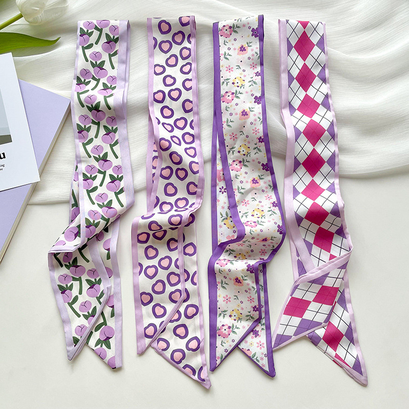 Yeni Lüks Dar Kısa kadının ipe - Silk Neck Scarf incelemesi ve fiyatı
