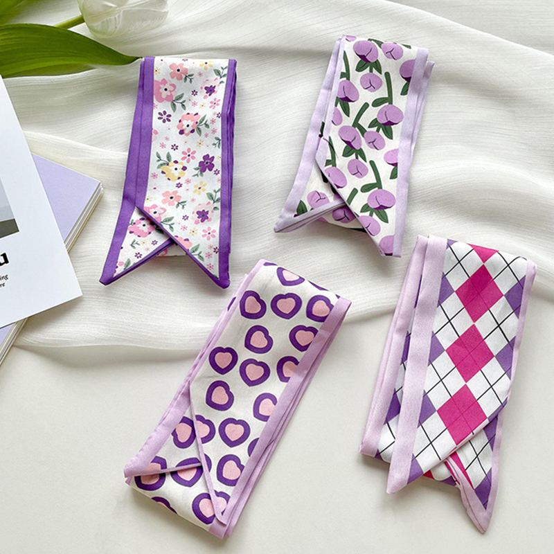 Yeni Lüks Dar Kısa kadının ipe - Silk Neck Scarf incelemesi ve fiyatı