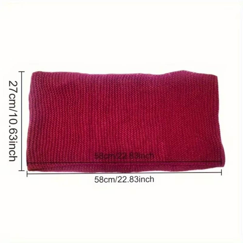 Sıcak Düz Renk Sonsuz Döngü Eş - Infinity Scarf Knit incelemesi ve fiyatı