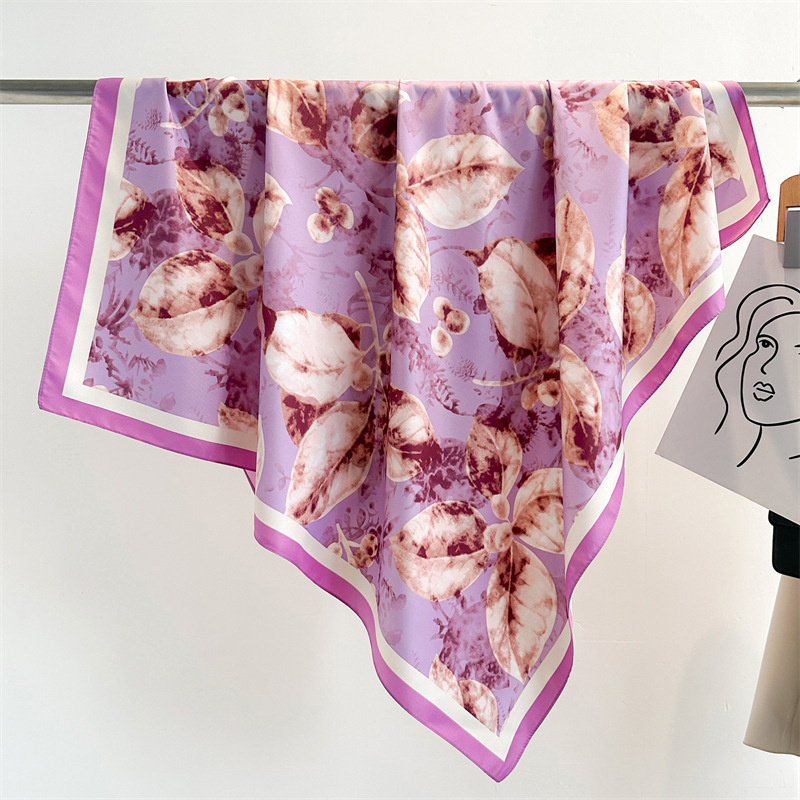 Retro 90cm baskılı büyük kare  - Scarf Silk Square incelemesi ve fiyatı