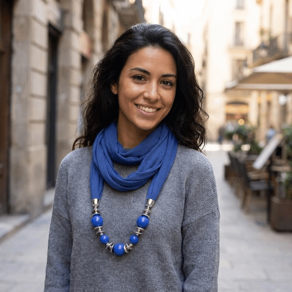 Yeni Şifon Eşarp Boncuklu Düz  - Infinity Scarf Knit incelemesi ve fiyatı