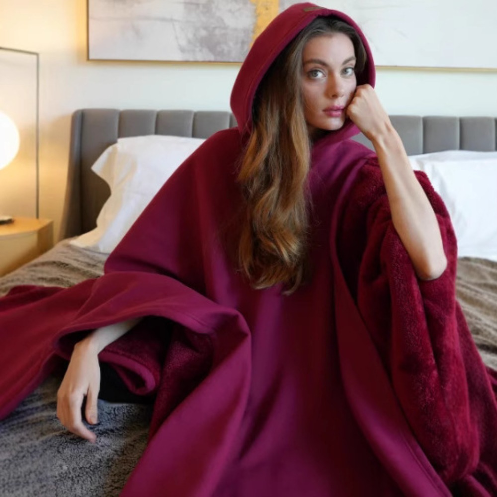 Kaliteli Hint Pelerinli Kapüşo - Woven Scarf Blanket incelemesi ve fiyatı