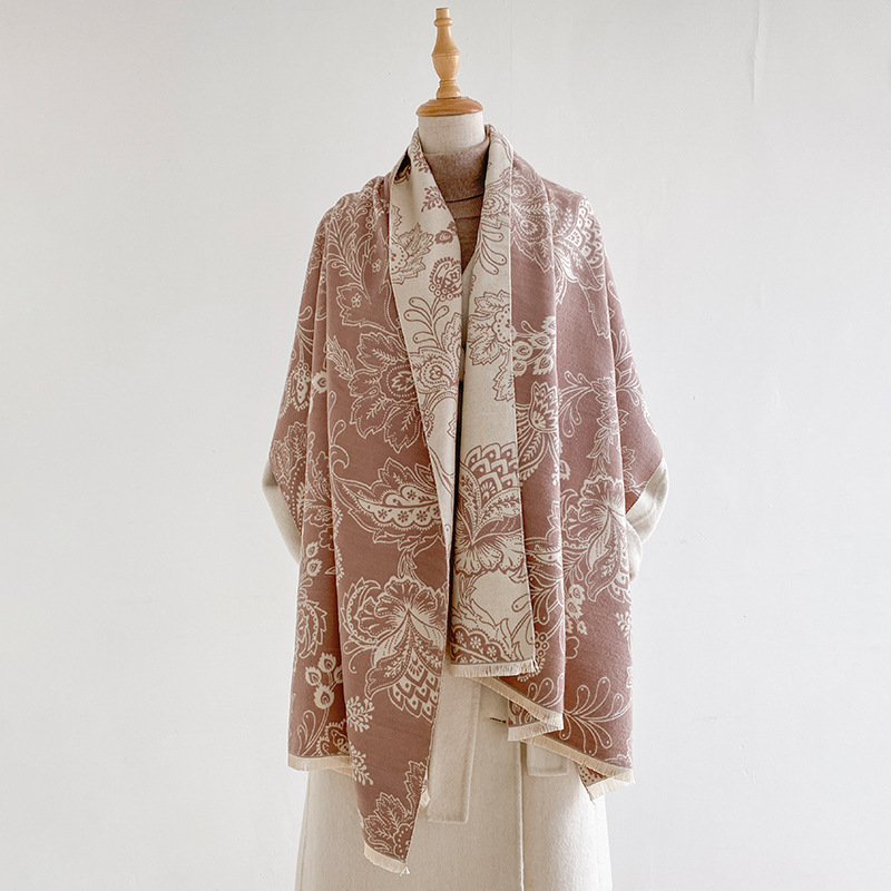 Kadın Eşarbı Paisley Çiçekli Ç - Pashmina Wrap Large incelemesi ve fiyatı